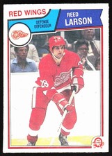 1983-84 O-Pee-Chee Reed Larson Detroit Red Wings #125