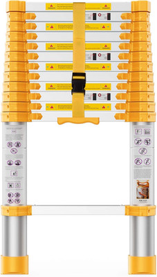 Telescoping Extension Ladder 12.5FT Heavy Duty Upgrade,Aluminum Telescopic Ladde