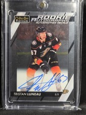 2023-2024 OPC PLATINUM TRISTAN LUNEAU ANA DUCKS ROOKIE AUTO