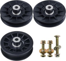 2 Pack 194326 V-Idler Pulley with 194327 Idler Pulley 532130969 Belt Replaces...