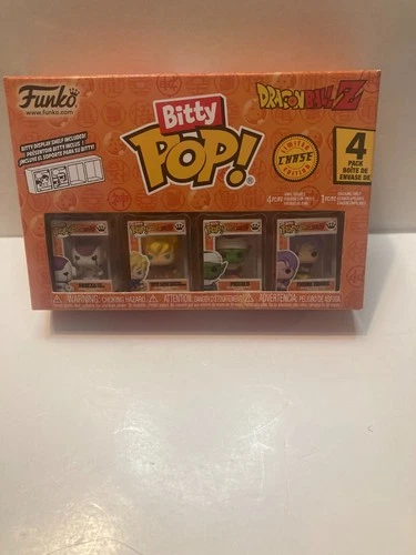 NEW Funko Bitty Pop Dragon Ball Z 4 Pack CHASE Vegeta 1/6