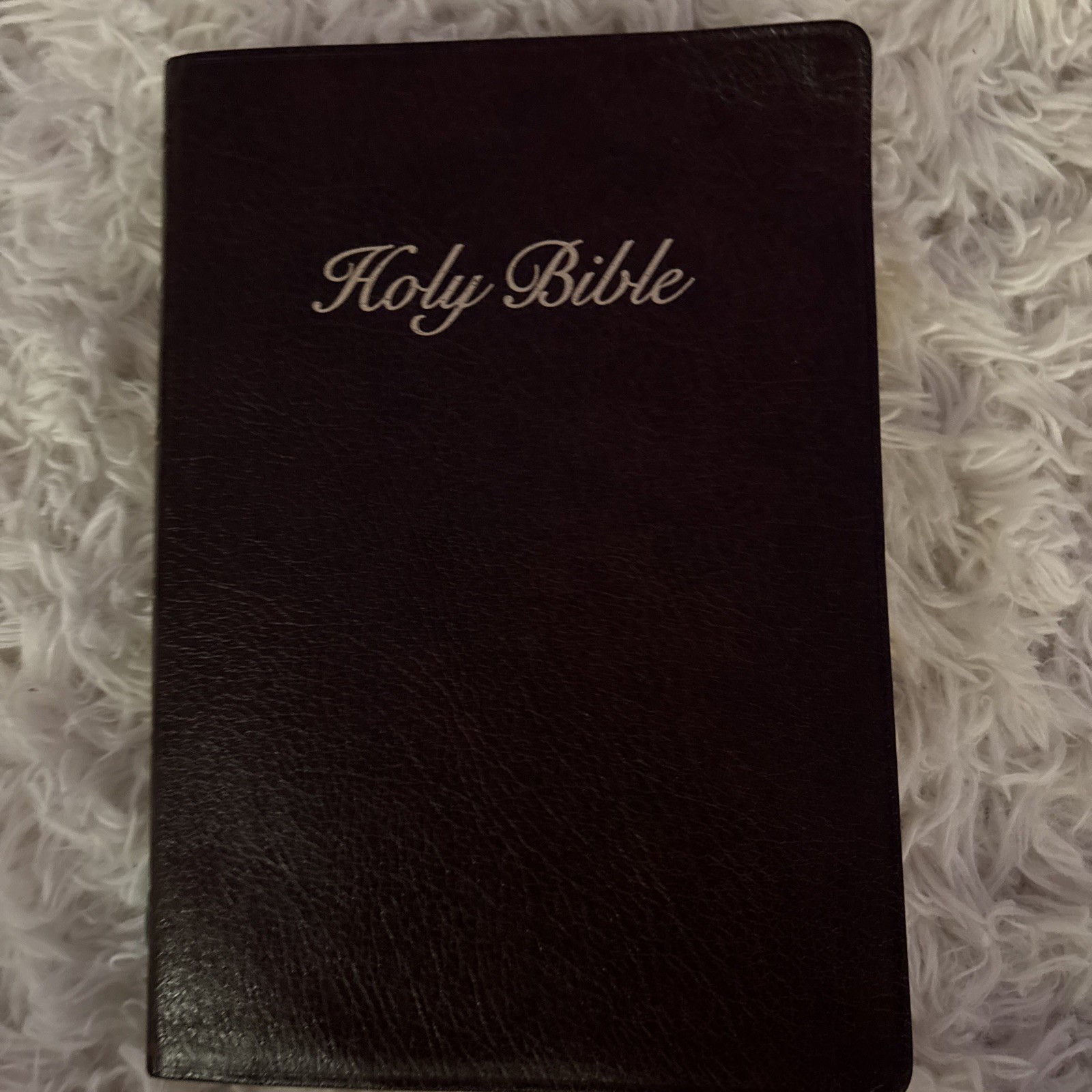 Holy Bible KJV His Majesty’s Special Command-Indexed-Leather 1986 Giant Print