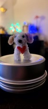 Handcrafted Pipe Cleaner Pet Valentines Day Gift Dog Puppy Animal Lover Gift 🎁