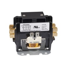 2 Pole 30 Amp 24 VAC Coil AC contactor 2P 30A 24V 50/60Hz AC Motor ... Fast Ship