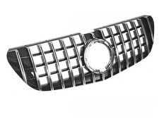 Kühlergrill Passend für Mercedes Vito W447 2019-2023 Sportgrill Schwarz Chrom