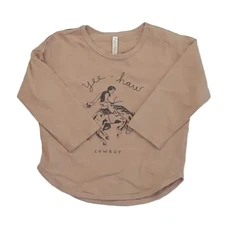Rylee + Cru Long Sleeve Tee Yee-Haw Size 6-12 Months Baby Shirt