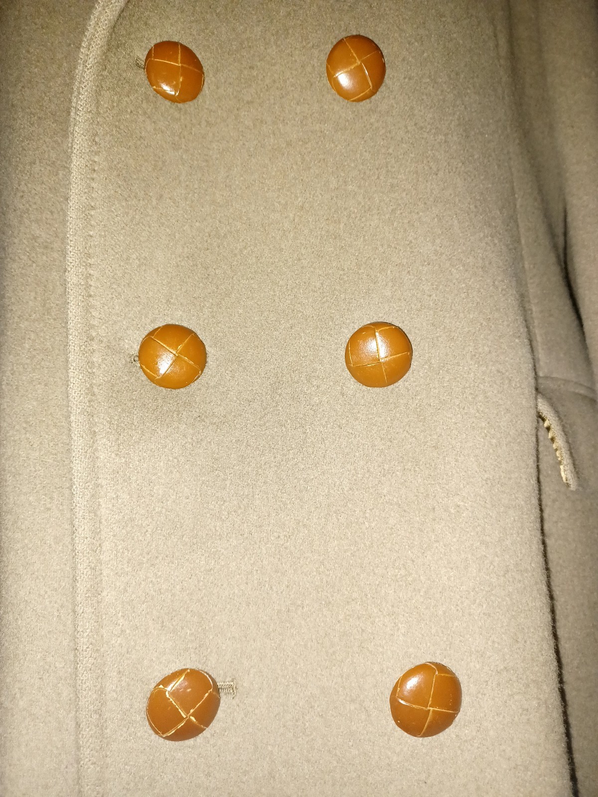 Wool overcoat double breasted Daks London  Great Conditon XLarge Size image 8