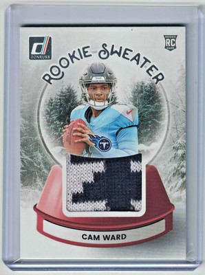 Cam Ward #SWE-CWD 2025 Panini Donruss Rookie Sweater