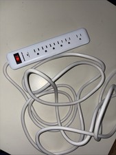 Monster Power Essentials White Surge Protector for HDTV, Game, Office - 6 Outlet