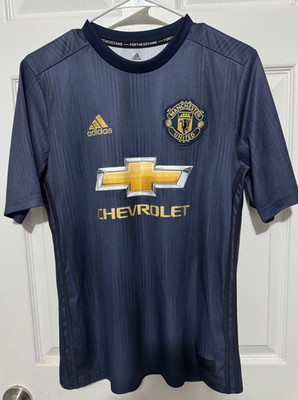 2018-2019 Manchester United Adidas Parley''Save The Oceans''Jersey Size Big Kid XL