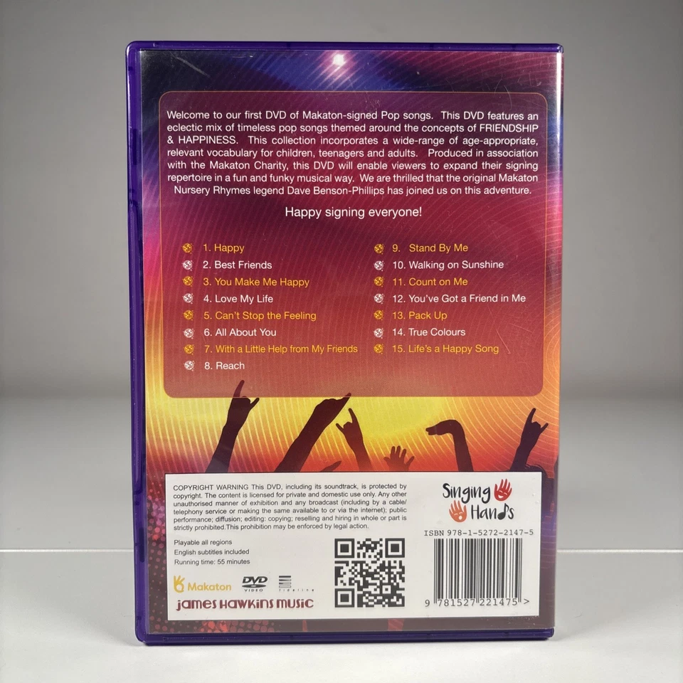 Singing Hands Goes Pop Makaton Learning DVD Dave Benson Phillips Music Lesson - Image 2 of 4