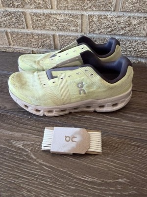 On Cloudgo Men s Road Running Shoes Size 11.5 Hay/Sand Neon Green New OEM Laces