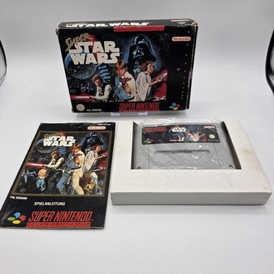 Super Star Wars SNES Super Nintendo 1997 OVP Anleitung Komplett Guter Zustand