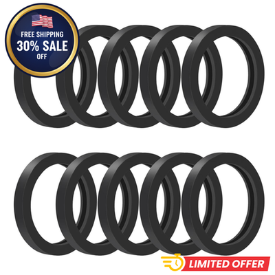 #ad 10pcs Gas Can Spout Gaskets Rubber Ring Replacement Cangaskets Fuel Washer Seals $7.77