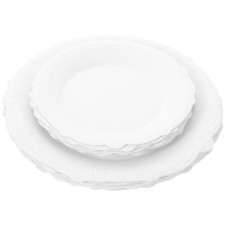  16 Pcs Assiettes De Fête Pâtisserie En Papier Pour Réception Mariage