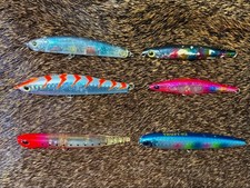 Lucky Craft Seabass Sinking Minnow Set 6pcs Used, Includes Wonder, Manic, Drift