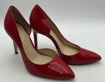 Women's Jessica Simpson Prizma Pumps 9 Red Muse