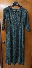 Eddie Bauer Floral Rayon Dress M Tall Cottagecore Prairie