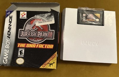 Jurassic Park III: The DNA Factor Nintendo GameBoy Advance GBA In Box