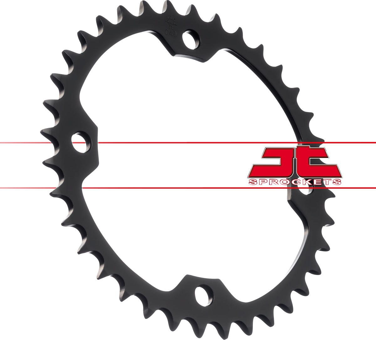 JT 36 Tooth Rear Sprocket Steel Black Yamaha Raptor 700 06-20