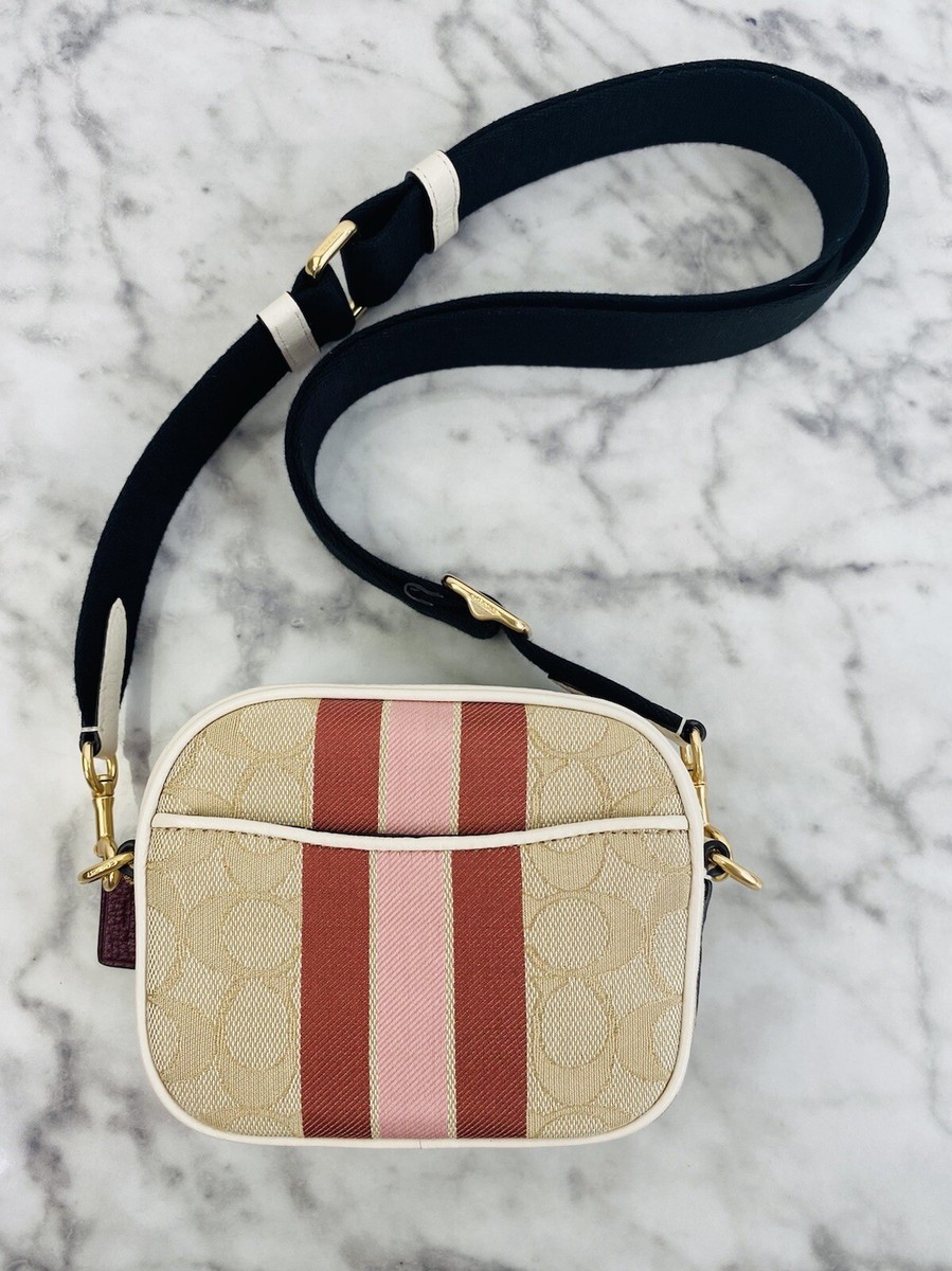 Coach Mini Dempsey Camera Bag In Signature Jacquard With