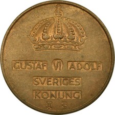 #750868 M&uuml;nze, Schweden, Gustaf VI, 5 &Ouml;re, 1958, SS, Bronze, KM:822