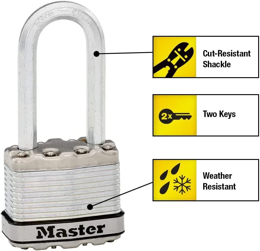 Master Lock M1XDLH Magnum Heavy Duty Padlock with Key *NEW* | eBay
