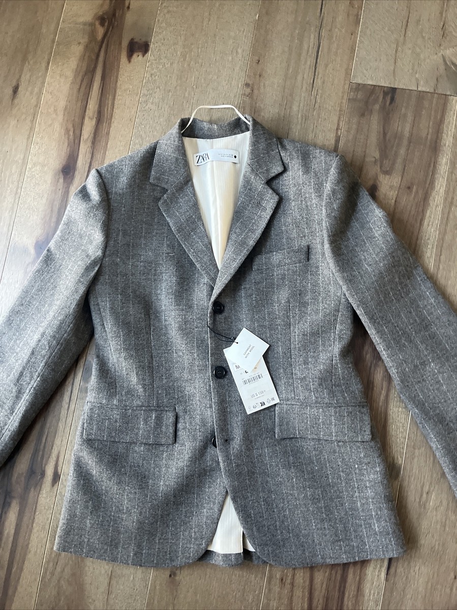 ZARA ベーシック　グレーツイード　ナポレオンコート　ヘリンボーン　ダブル 2025年最新】zara ナポレオンの人気アイテム - メルカリ