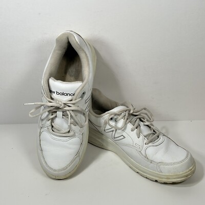 New Balance 674 Shoes Mens 8.5 D White Comfort Walking MW674WT USA Lace Up