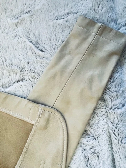 GUCCI giacca pelle gancio e occhiello crema pelle vintage
