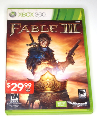 Jeu Xbox 360 - Fable 3 - Microsoft - Version Française (VF) - Complet (CIB) - Bon état