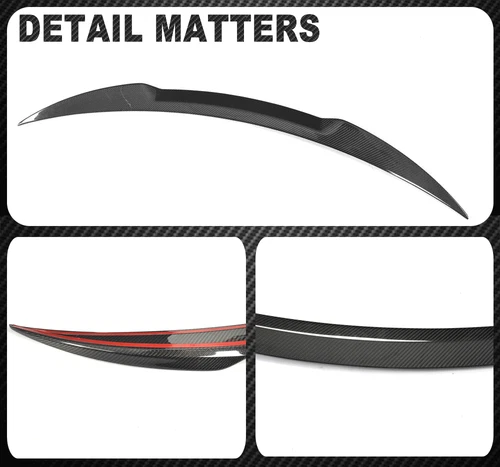 Carbon Spoiler Für Alfa Romeo Giulia 2015 Heckspoiler Abrisskante Lippe Flügel - Bild 13 von 13