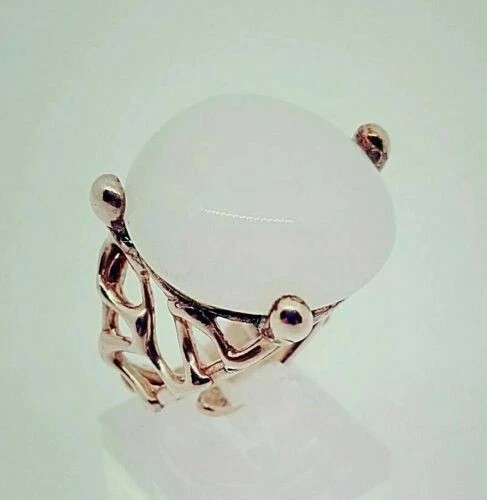 Anelli di lusso in argento con pietra principale pietra di luna