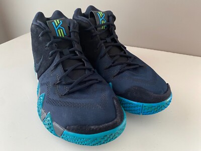 Mens Size 11.5 Nike Kyrie 4 Obsidian Think Twice Basketball