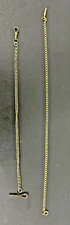 Two Vintage Pocket Watch Chains With Antique Key