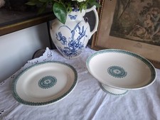 Creil et Montereau - Modèle service anglais 2 compotiers mignardises déco shabby