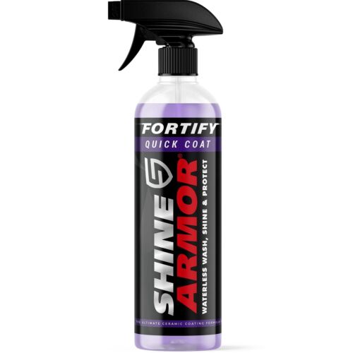 Ceramic Coating Top Coat for Cars Fortify Quick Coat Car Wax Polish Spray Wat...