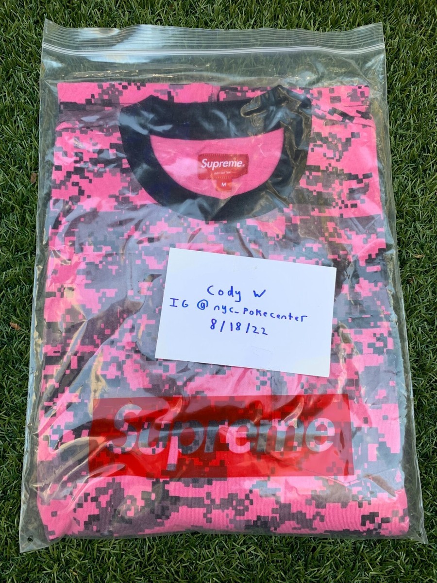 トップス Supreme L/S Pocket Tee Pink Digi Camo Supreme-LS-Pocket-Tee-Pink-