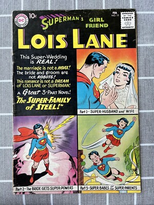 Lois Lane #15 Superman s Girlfriend, Fine + cond. Vintage Girl Power