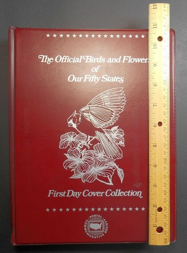 1982 Birds & Flowers Sc 1953-2002 set 50 album FDCs PCS cachets Chuck Ripper art - Picture 7 of 7