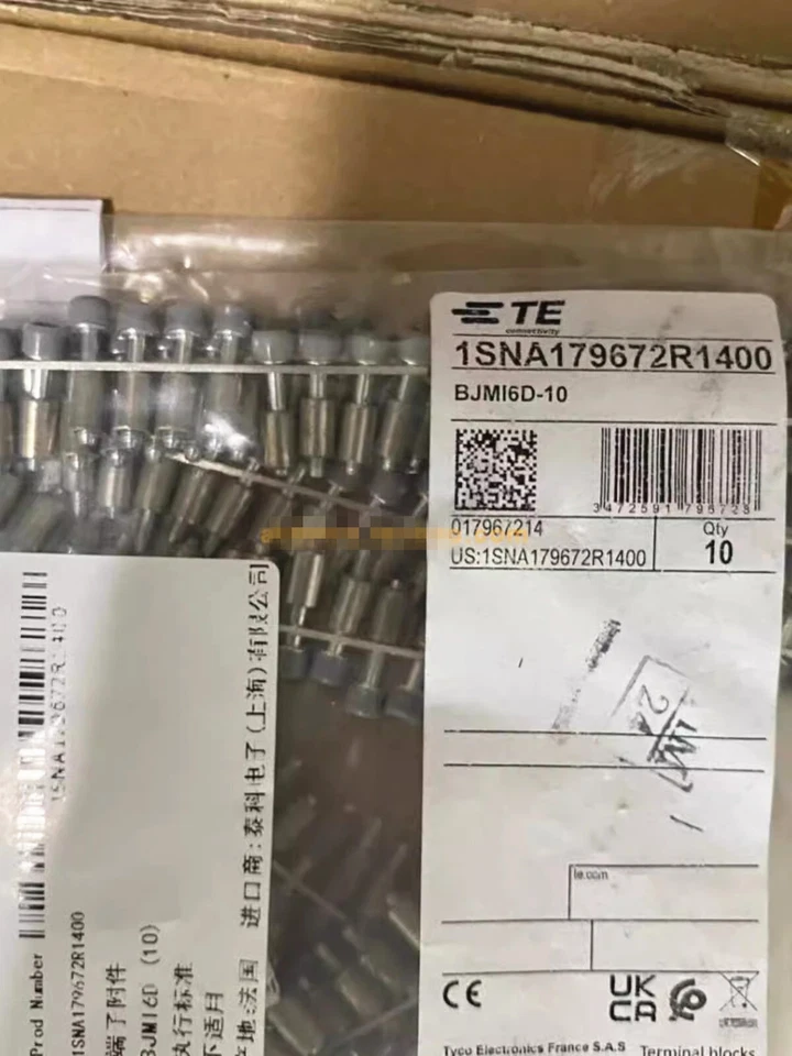 10pcs TE entrelec Terminal Short-circuit Strip BJMI6D-10 1SNA179672R1400 - Image 3 of 3