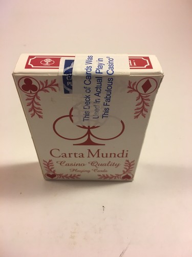 STRATOSPHERE CASINO LAS VEGAS Playing Cards CARTA MUNDI Cancelled Deck Sealed