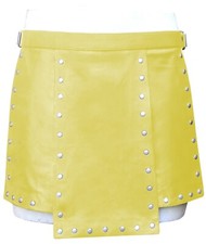 Leather Kilts for Men Handmade Real Leather Utility Skirt Gothic Style Kilt