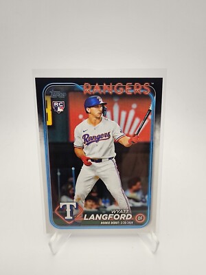 2024 Topps Update Series #US341 Wyatt Langford (RC) Rookie Debut