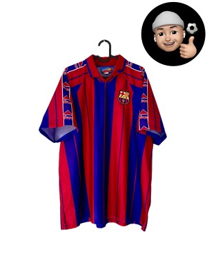 最後のタイムセール中‼️Barcelona 1997s~1998s ビンテージ 1997-98 Barcelona Home Shirt Anderson #9 - 8/10 - (M)
