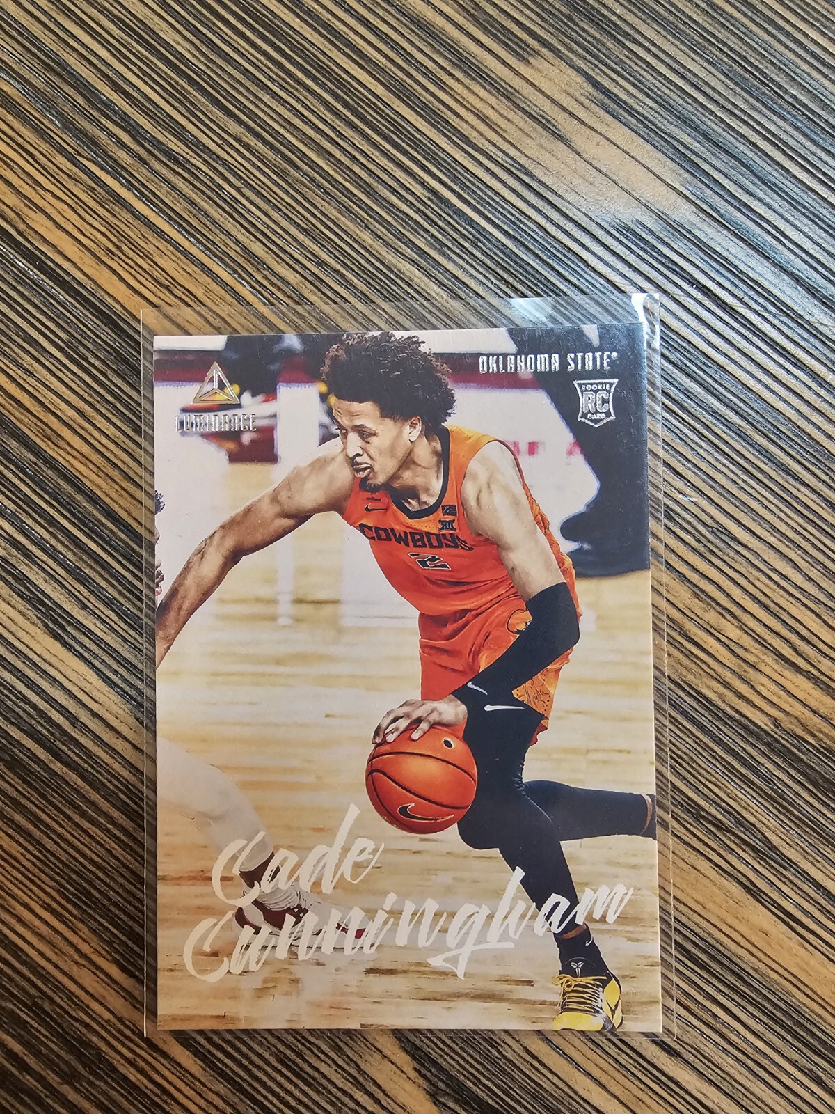 Cade Cunningham 2021-22 Panini Chronicles Draft Picks Luminance Rookie Card #76