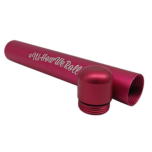 SMO King Size Smell Proof Anodised Aluminium Po Top Cigar Cone Tube holder - Picture 10 of 24