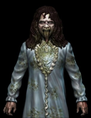 The Exorcist - Regan MacNeil - 3d Printed Resin Model / Figure / Statue Fan Art