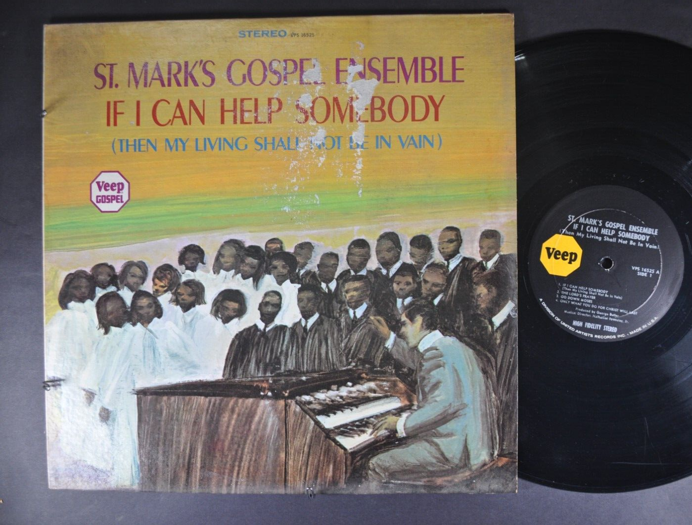 ST. MARKS GOSPEL ENSEMBLE If I Can Help Somebody GOSPEL LP VEEP