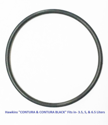 Hawkins Contura Black Rubber Pressure Cooker Gasket Ring